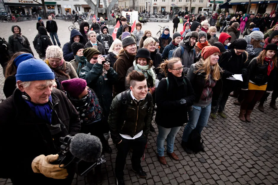 Foreningen DEMOS på Sankt Hans Torv