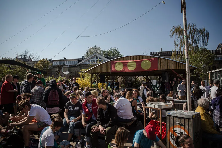 Aktion på Christiania, foto 1, Mette Kramer Kristensen