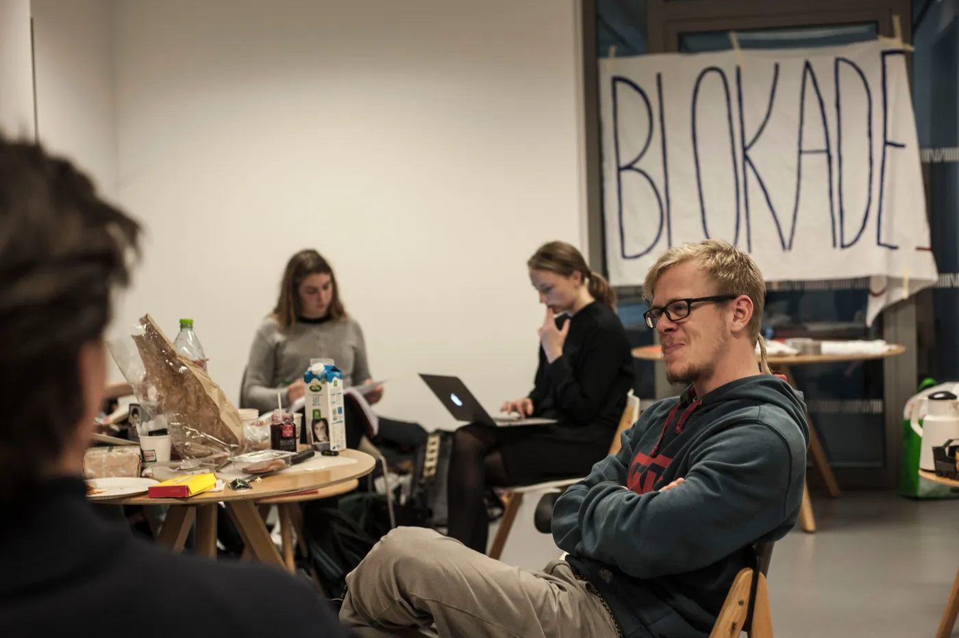 Blokade mod lukning af biblioteker på KU: Studerende frygter for færre bøger og læsepladser, foto 1, Alexander Zehntner