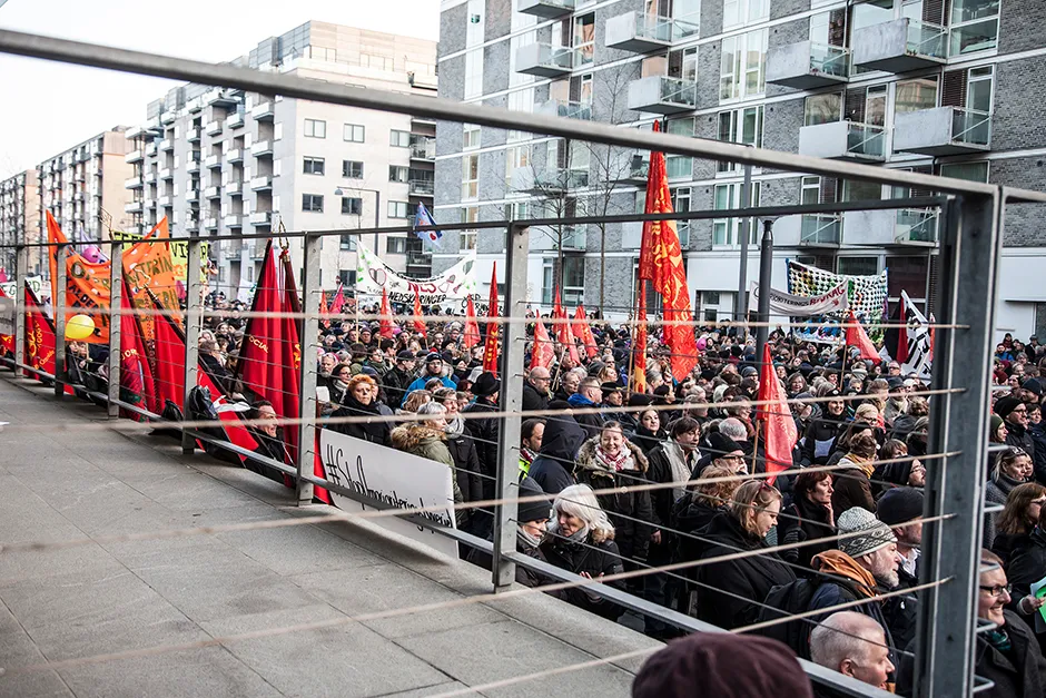 Demonstration mod milliardbesparelser i kommunerne, foto 8, Aage Christensen