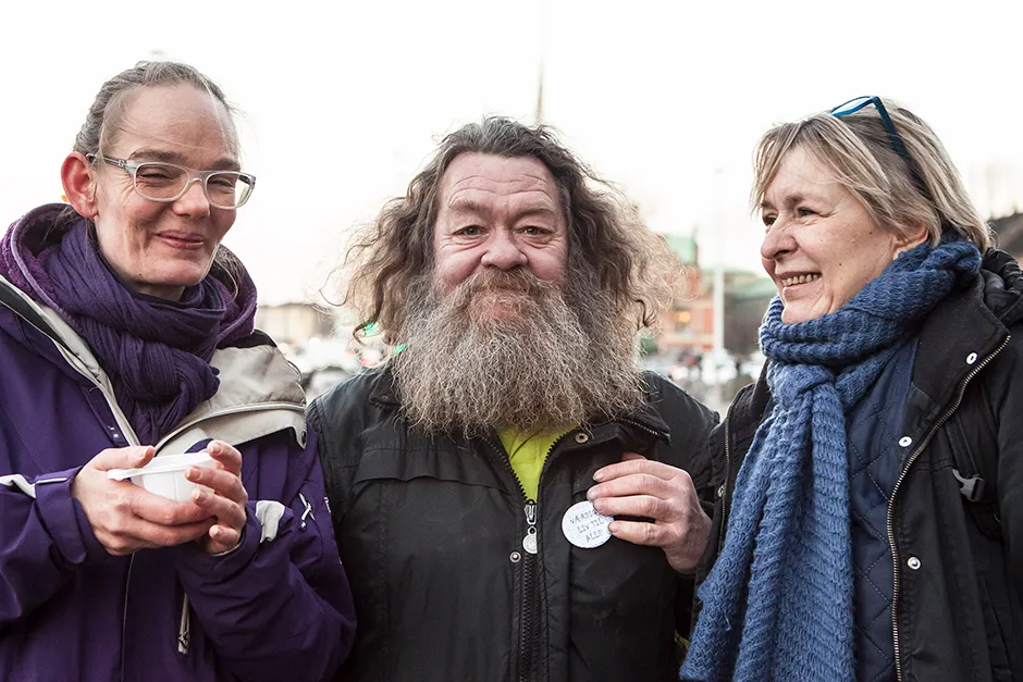 Demonstrationer i Aarhus, Odense og København: Udsatte kræver respekt og værdighed til alle, foto 2, Aage Christensen
