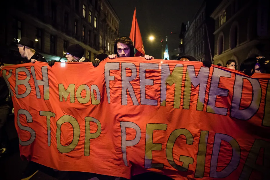 For og imod Pegida, foto 1, Mette Kramer Kristensen