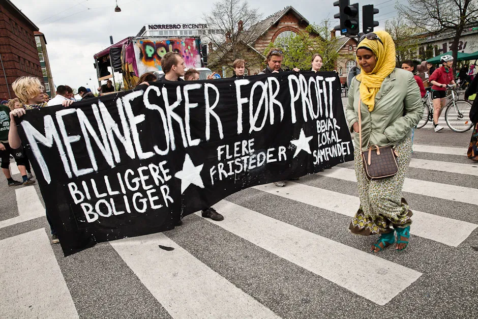 Jagtvej: Demo, besættelse og rydning, foto 1, Mette Kramer Kristensen