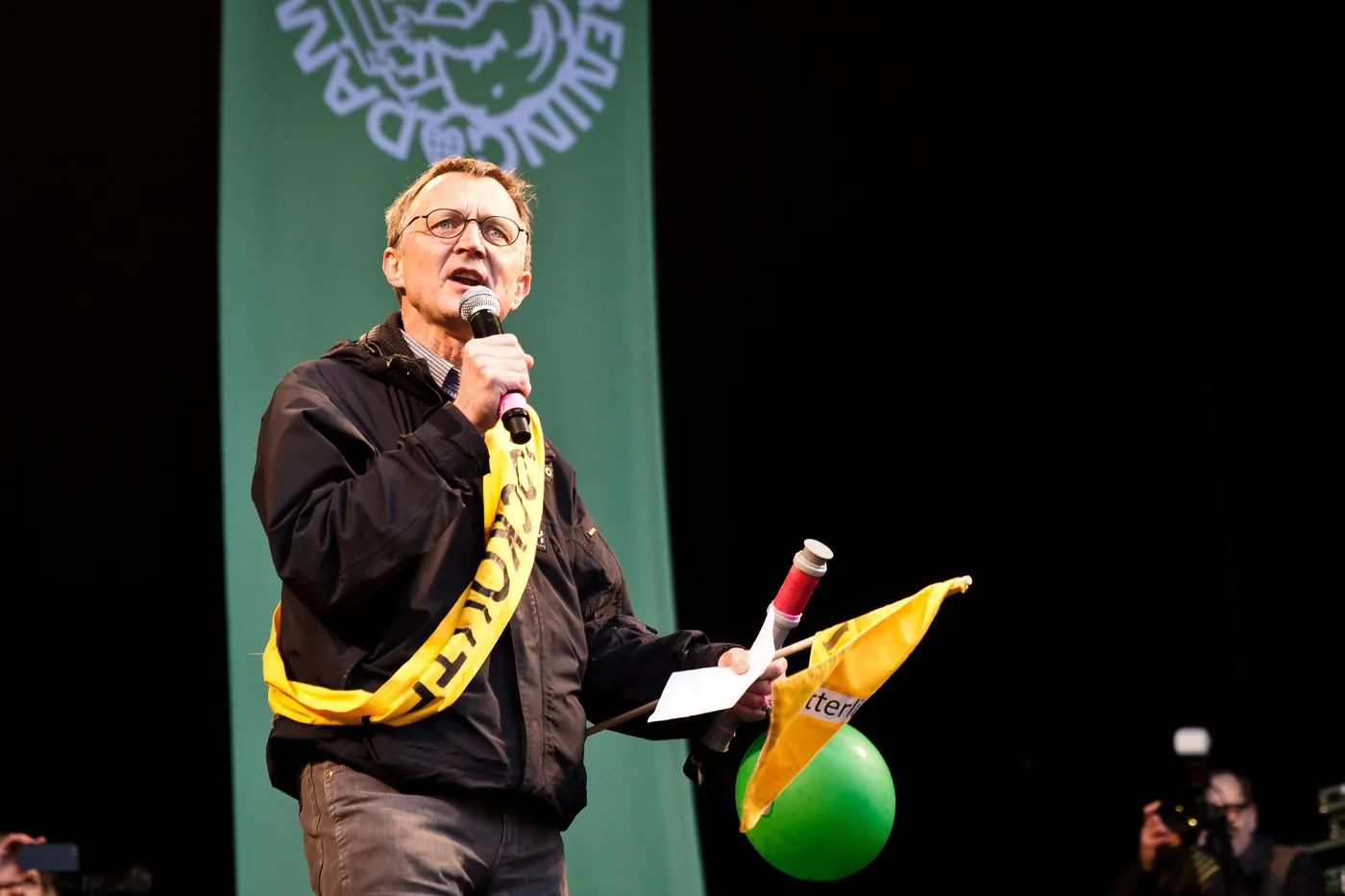 Anders Bondo, Danmarks Lærerforening, Christiansborg Slotsplads 11. april 2013