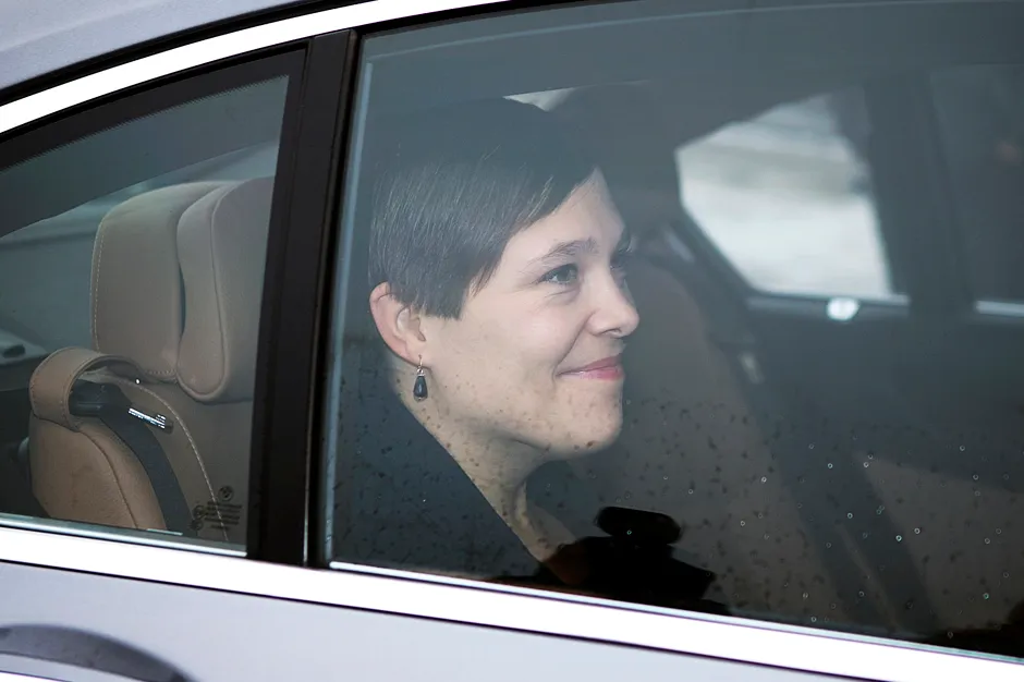 Afgående sundhedsminister, Astrid Kragh, Amalienborg, 3 februar 2014