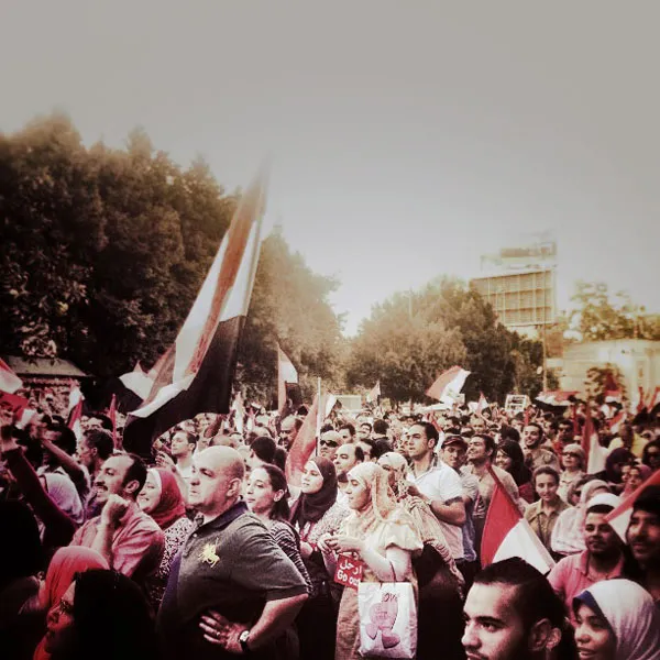 Tilbage på Tahrir, foto 1, Khadije Nasser
