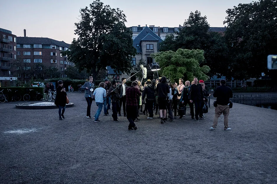 Johanne Schmidt-Nielsen ankommer til Enhedslistens valgfest
