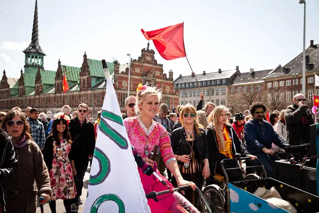 Også Christianitterne var på gaden