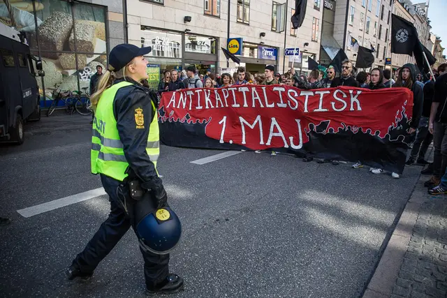»Antikapitalistisk 1. maj« bevæger sig maj mod Fælledparken