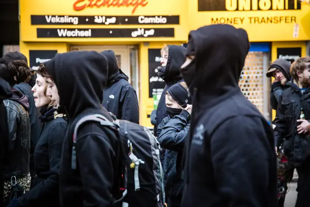Aktivister på gaden for at støtte rydningstruede fristeder i Berlin (2/12)