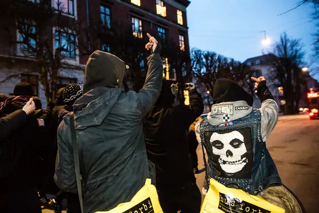 Aktivister på gaden for at støtte rydningstruede fristeder i Berlin (7/12)