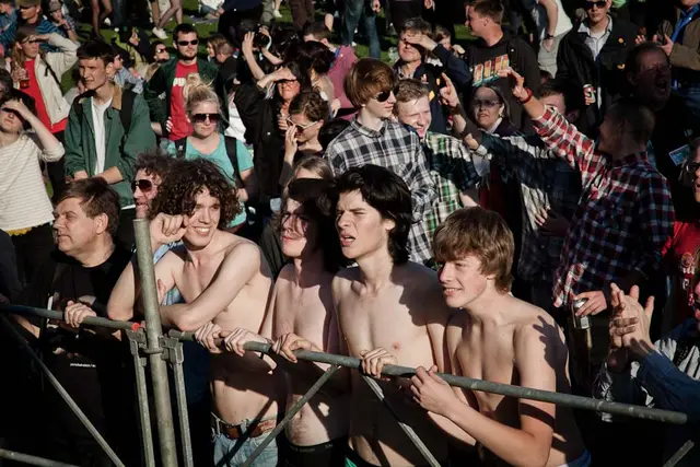 Rød 1. Maj i fælledparken