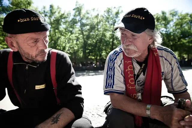 Hjemløse fejrer grundlovsdag (8/18)
