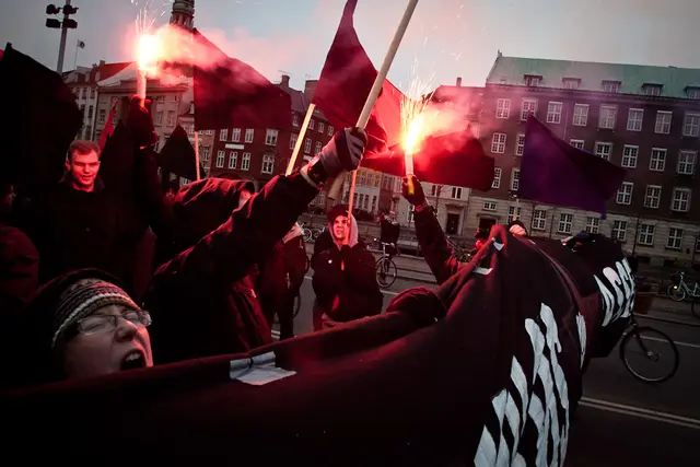 Højt humør under SU-protester (21/25)
