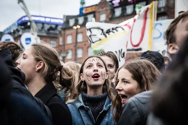 Kæmpe protest mod SU-nedskæringer (7/17)
