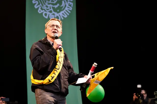Anders Bondo, Danmarks Lærerforening, Christiansborg Slotsplads 11. april 2013