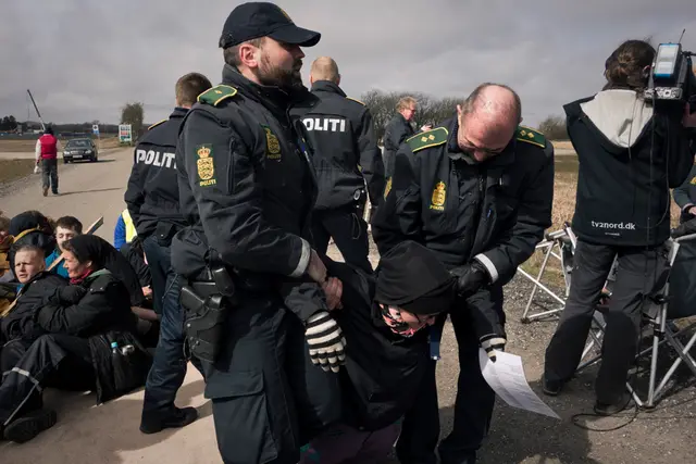 Skifergasprotester i Nordjylland (8/11)
