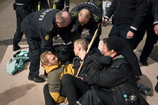 Skifergasprotester i Nordjylland (9/11)