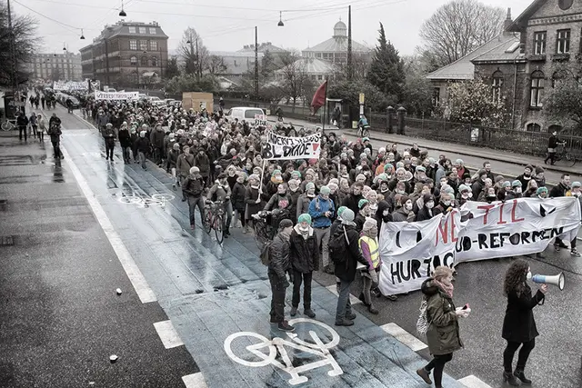 Studenterprotester mod »fremdriftsreform« på universiteterne (4/19)