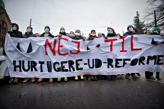 Studenterprotester mod »fremdriftsreform« på universiteterne (7/19)