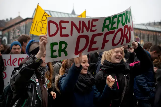 Studenterprotester mod »fremdriftsreform« på universiteterne (8/19)
