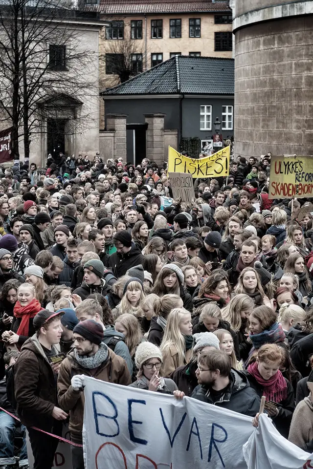 Studenterprotester mod »fremdriftsreform« på universiteterne (12/19)