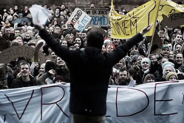 Studenterprotester mod »fremdriftsreform« på universiteterne (14/19)