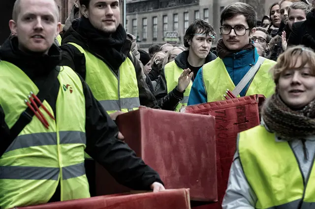 Studenterprotester mod »fremdriftsreform« på universiteterne (17/19)