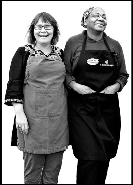 Susanne og Margrethe. Ellepilen